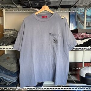 Vintage 90s Boots Marlboro Country Store T Shirt Graphic Print Pocket Tee XL